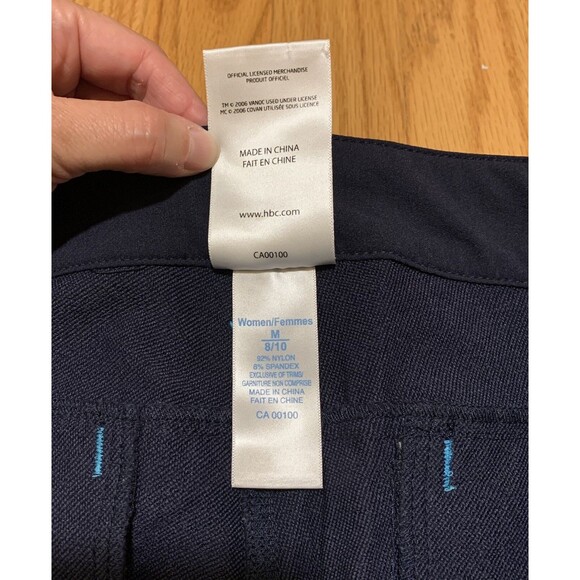HUDSON’S BAY Co. HBC Vancouver 2010 Olympics Blue Pants Women’s Medium 8/10 RARE - Picture 5 of 12